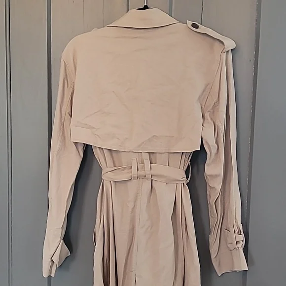 A New Day Linen Blend Spring Coat - Picture 3 of 6